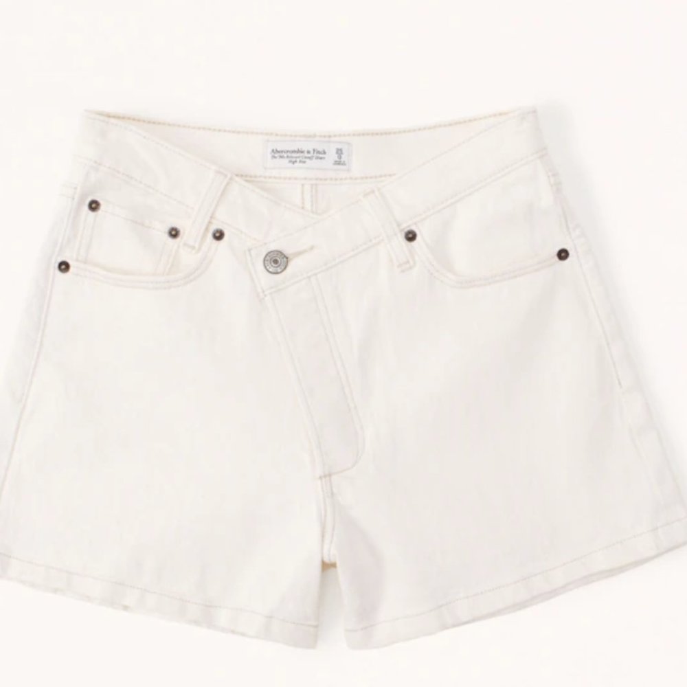 Abercrombie High Rise 90s Cutoff Shorts